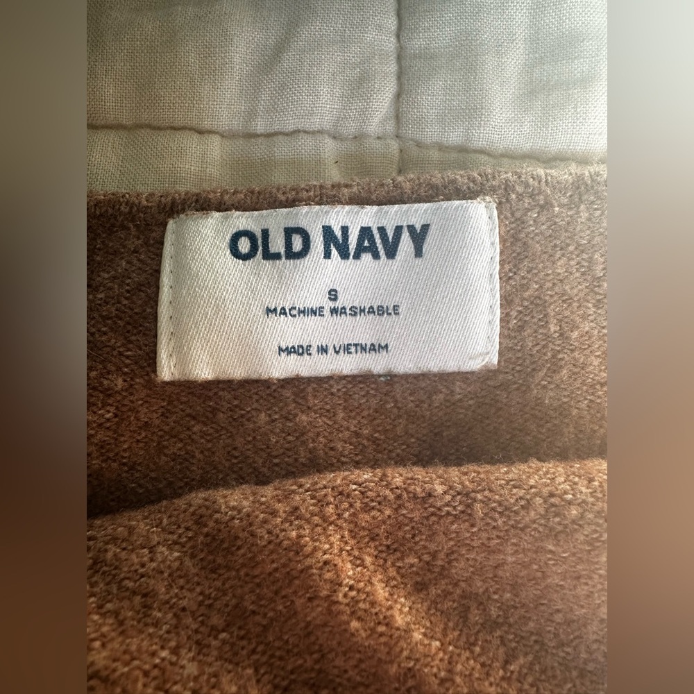 Old Navy Tan Cropped Knot Tank